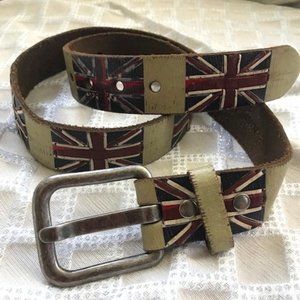 Unisex Leather Island Belt